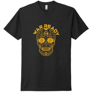 War Ready Skull Shirt - Bruins theme Front